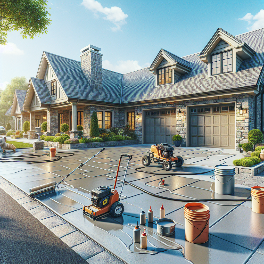 How to Properly Seal Concrete Driveways in SpartanburgSpartanburg Concrete Creations